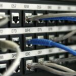 blue UTP cord